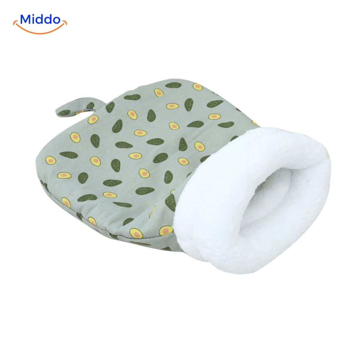 Enclosed Cat Sleeping Bag Bed – Plush Hooded Pet Cave for Warmth & Security | Thomler