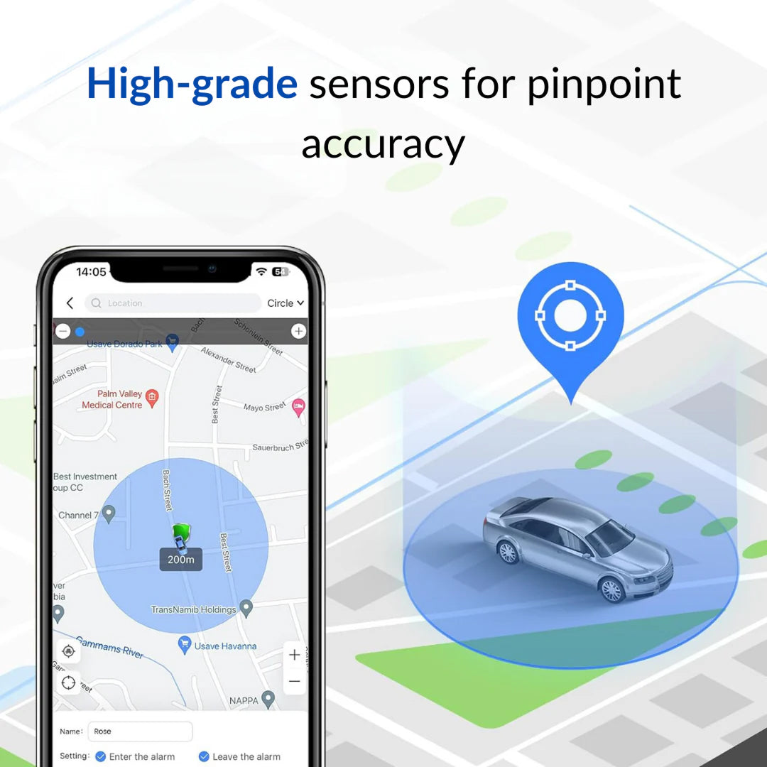 Real-Time Vehicle Location Monitor with Magnetic Mount & 4G Connectivity for Cars, Trucks, Fleet Management & Asset Protection | Thomler
