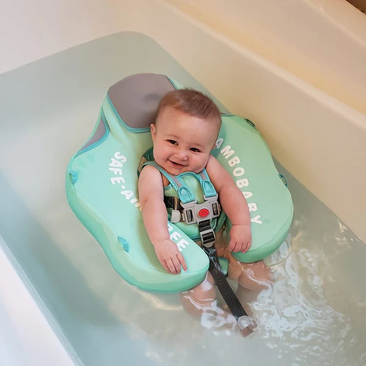 Inflatable Baby Float with Sun Canopy UPF 50+ for Pool Beach Water Play Safe Supportive Seat Ring for Infants Toddlers Ages 6-36 Months | Thomler