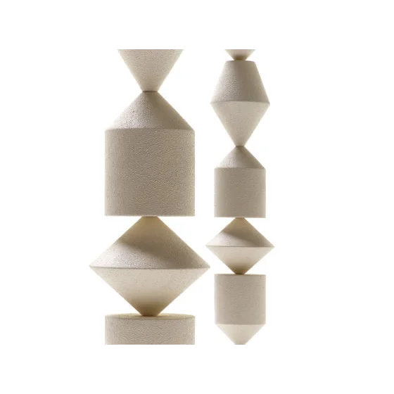 Floor Lamp Iron Geometric 60.2 in Walnut Living Room Ambient Modern Sculptural Lighting Decor | Thomler