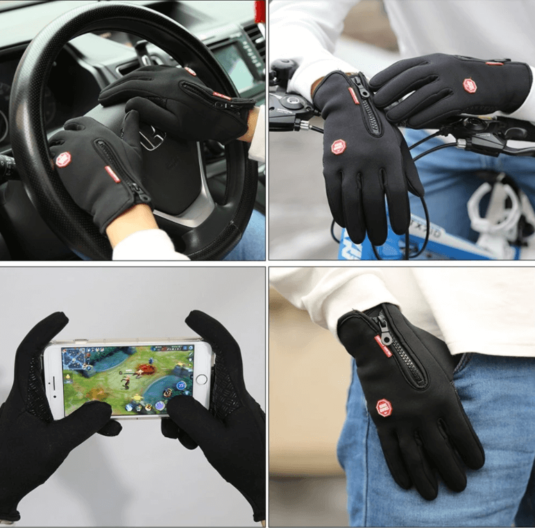 Touchscreen Winter Gloves Waterproof Windproof Thermal Insulated for Outdoor Cycling Hiking Running Cold Weather Activities Men Women | Thomler