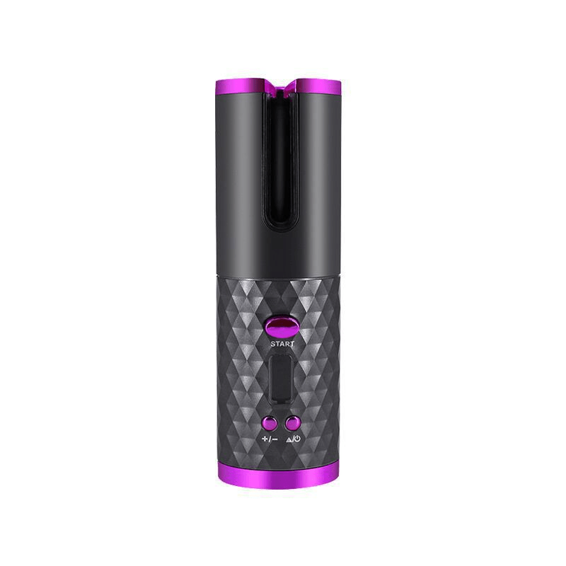 Cordless Auto Hair Curler with Ceramic Barrel & 6 Heat Settings for Travel-Ready Styling | Thomler