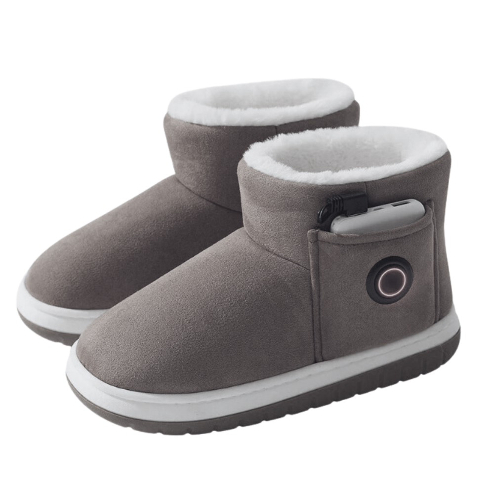 Rechargeable Heated Slippers with Graphene Technology for Winter Warmth | 3 Temperature Settings | Cozy Indoor Outdoor Shoes | Battery | Thomler