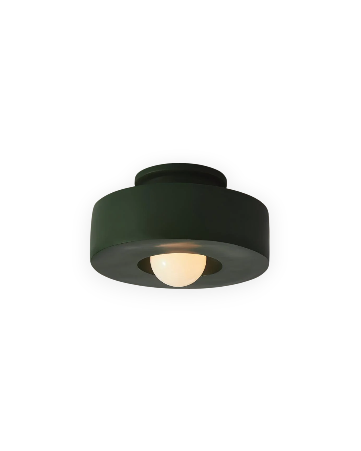 Moderne ronde plafondlamp van resin met geïntegreerde LED – minimalistische flush mount designlamp 30 cm | Sansoti