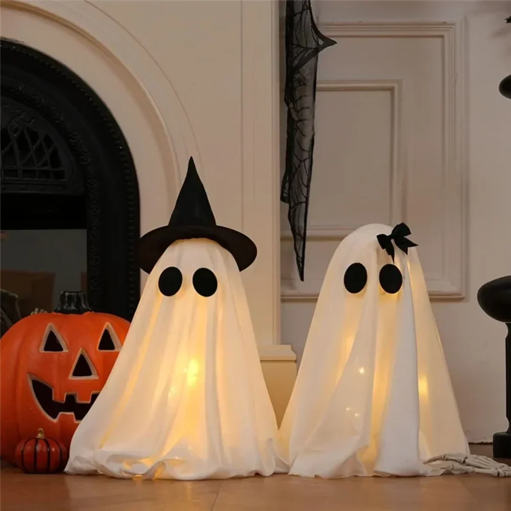 Spooky Spirit Decoration Duo – Tabletop Boo Figures for October Festivities | Thomler