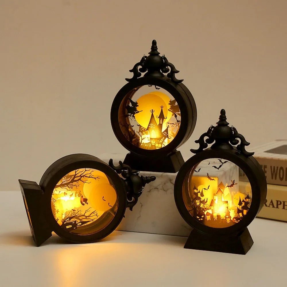 Vintage-Style Portable LED Lantern with Realistic Flickering Flame Effect for Seasonal Outdoor & Indoor Decor | Thomler