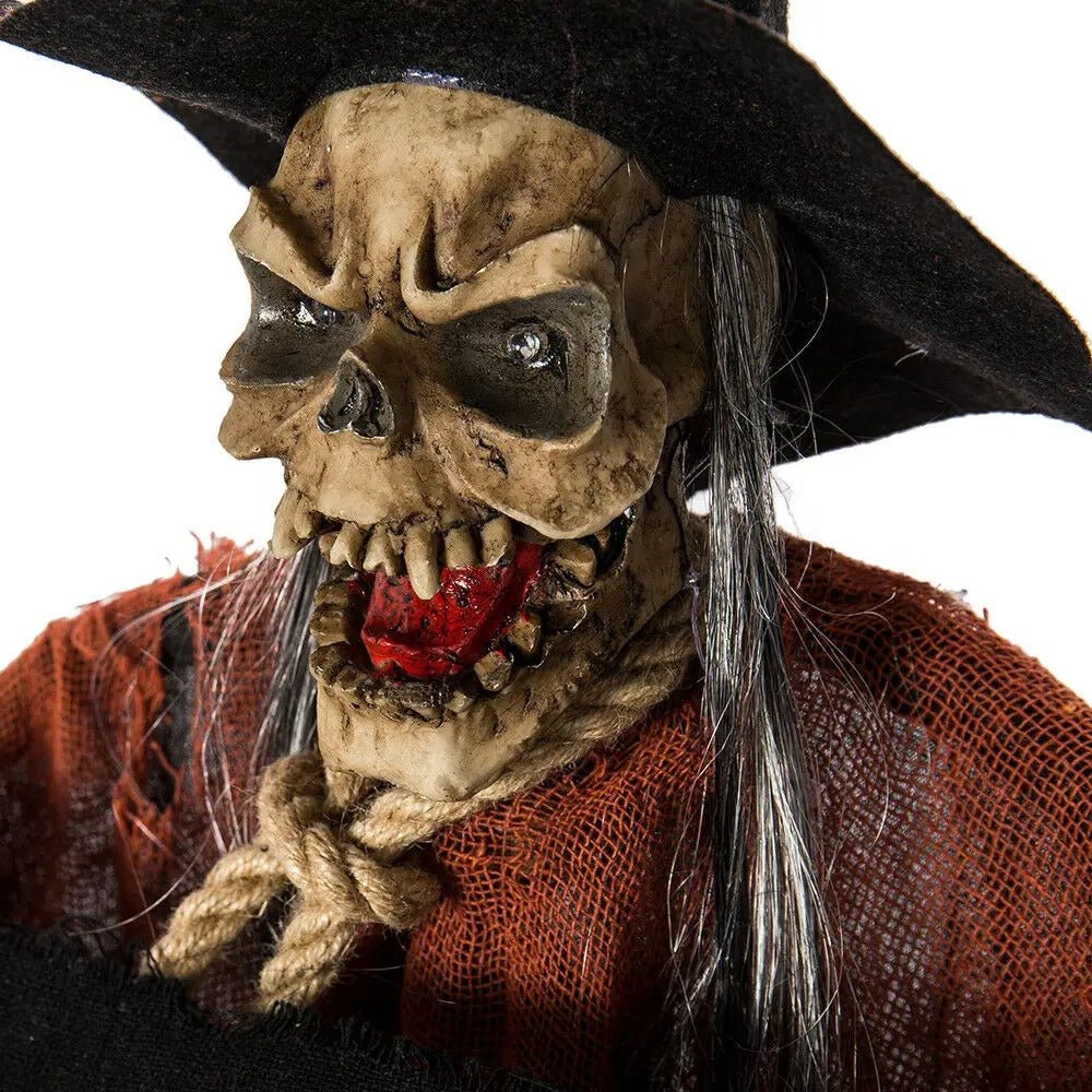 Motion-Activated Reaper Specter with LED Eyes – Indoor/Outdoor Prop for Parties & Haunted Décor | Thomler