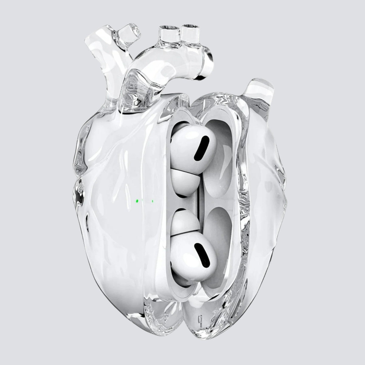 Punk Heart Silicone Cover for Wireless Earbuds – Drop Protection Case for AirPods Pro & 3rd Gen | Thomler