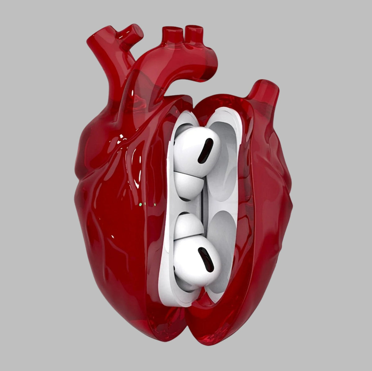 Punk Heart Silicone Cover for Wireless Earbuds – Drop Protection Case for AirPods Pro & 3rd Gen | Thomler