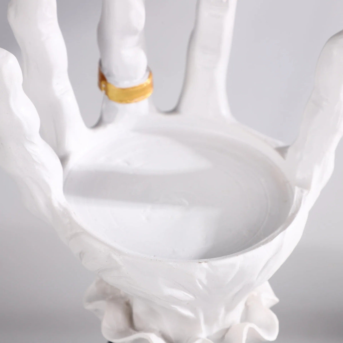 Spooky Skeletal Hand Taper Holder for Seasonal Gothic Tabletop Display | Thomler