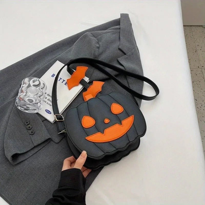 Festive Gourd Shoulder Bag – Seasonal Fashion Accessory with Adjustable Strap | Thomler