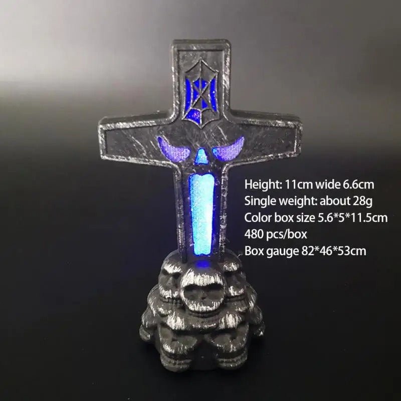 LED Graveyard Marker Decoration with Glowing Light for Outdoor Spooky Halloween Yard Display | Thomler