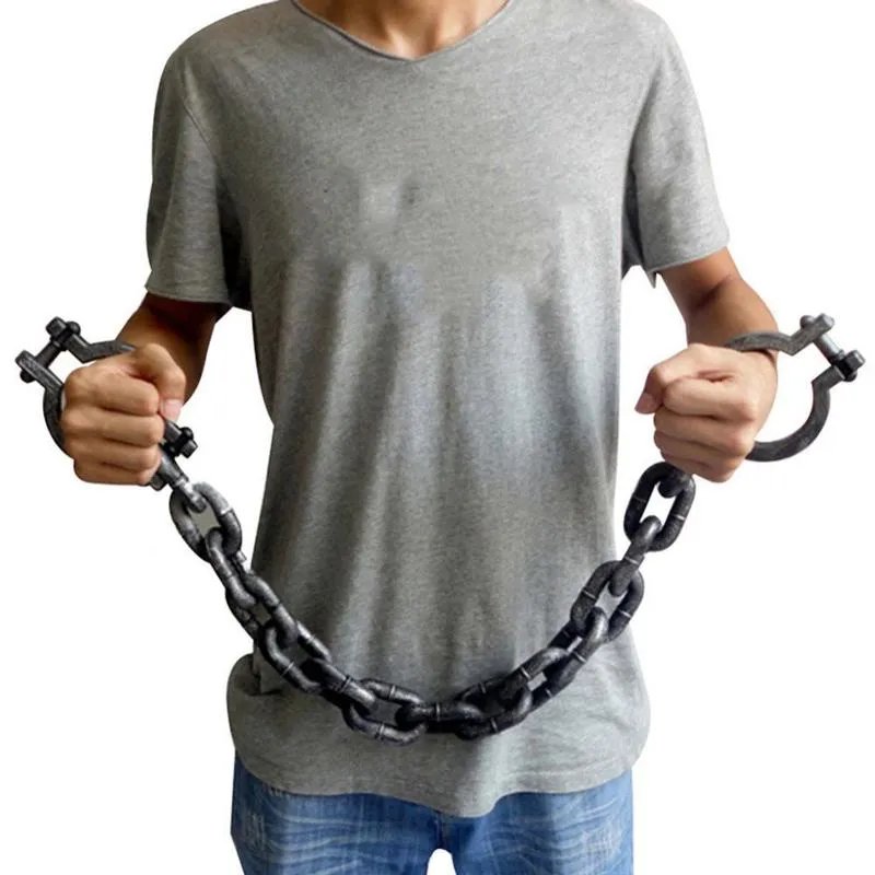 Adjustable Shackles Costume Accessory for Spooky Parties & Horror Events | Thomler
