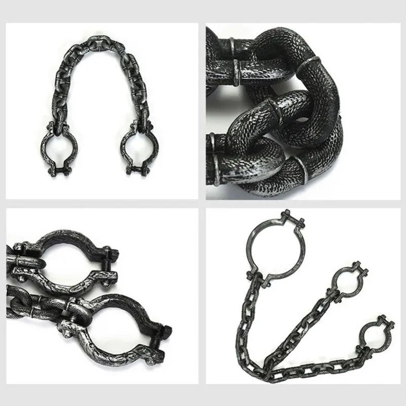Adjustable Shackles Costume Accessory for Spooky Parties & Horror Events | Thomler
