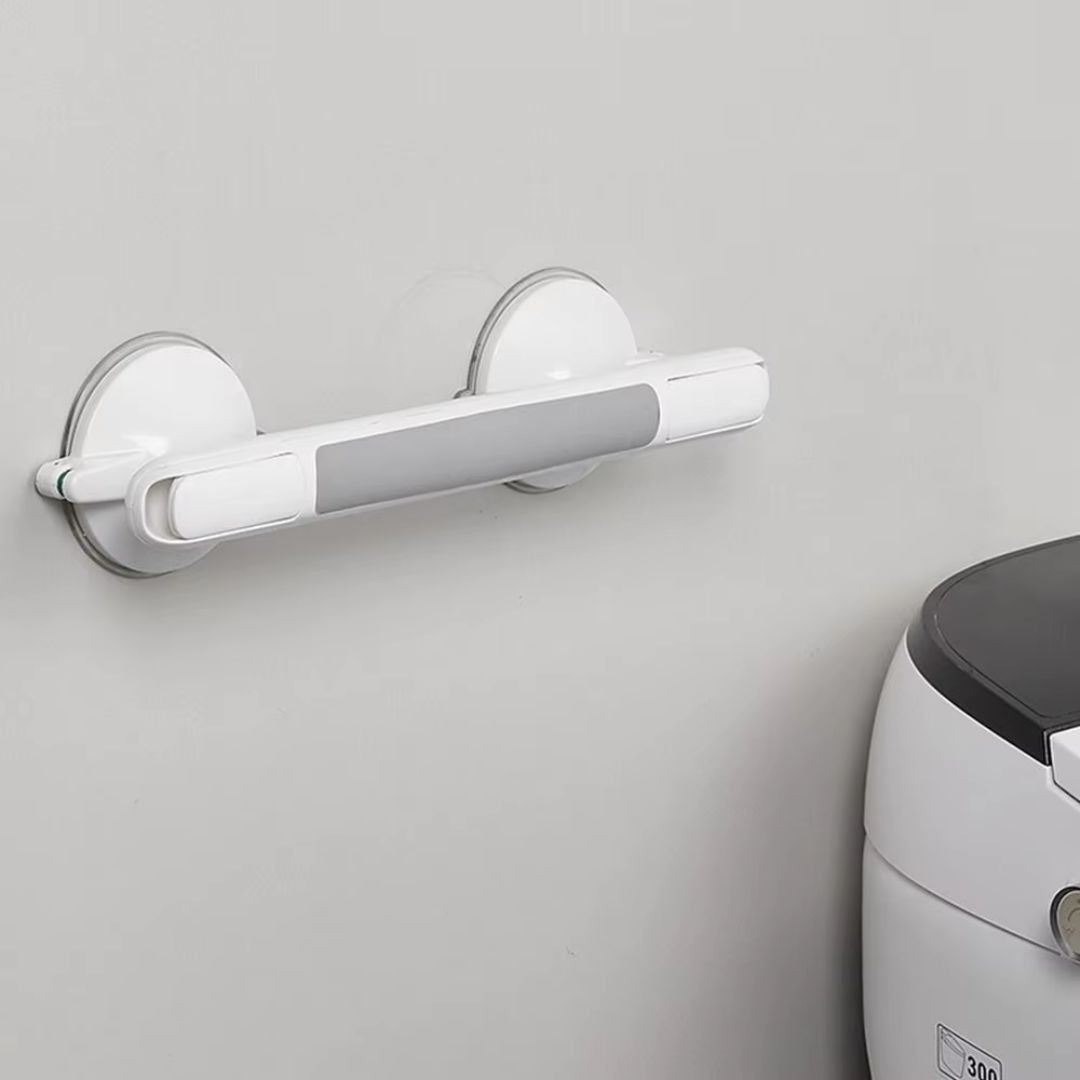 Suction Safety Rail for Bathroom Stability & Support – No-Drill Assist Handle for Shower, Tub & Toilet – Non-Slip Grab Bar for Seniors | Thomler