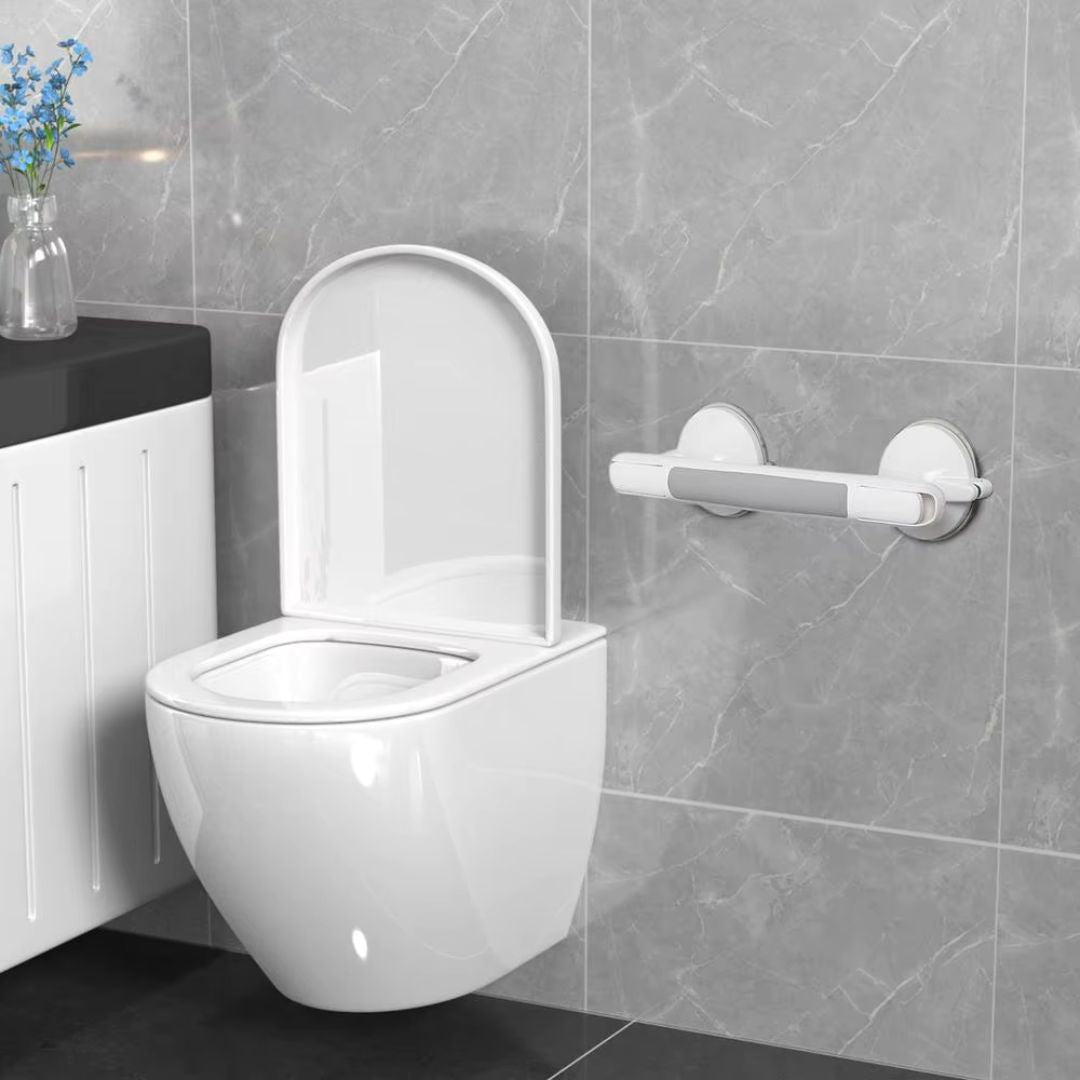Suction Safety Rail for Bathroom Stability & Support – No-Drill Assist Handle for Shower, Tub & Toilet – Non-Slip Grab Bar for Seniors | Thomler
