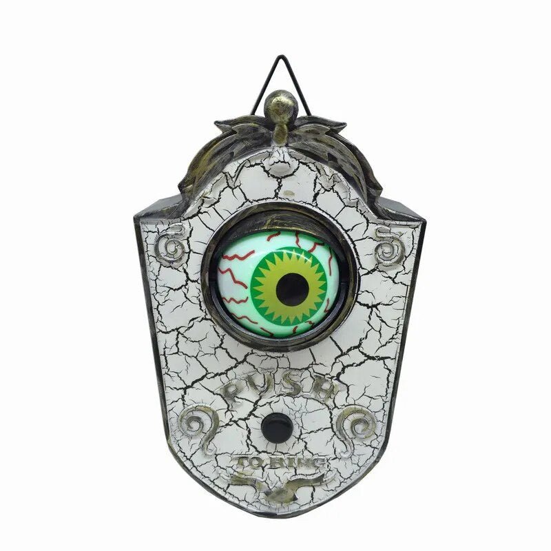 Interactive Halloween Door Greeter with Motion Eye & Sound Effects – Battery Powered | Thomler