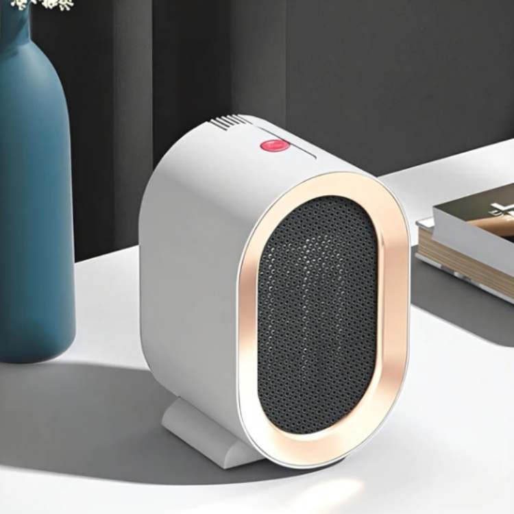 Portable Ceramic Heater 20.0 m² Compact Quiet Indoor Desk Bedroom Fan Heater Energy Efficient Personal Space Warmer | Thomler