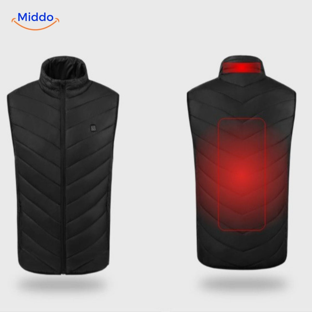 USB Heated Vest with 3 Temperature Settings for Men – Lightweight, Insulated Winter Warmth for Hiking, Outdoor Work & Daily Commutes | Thomler