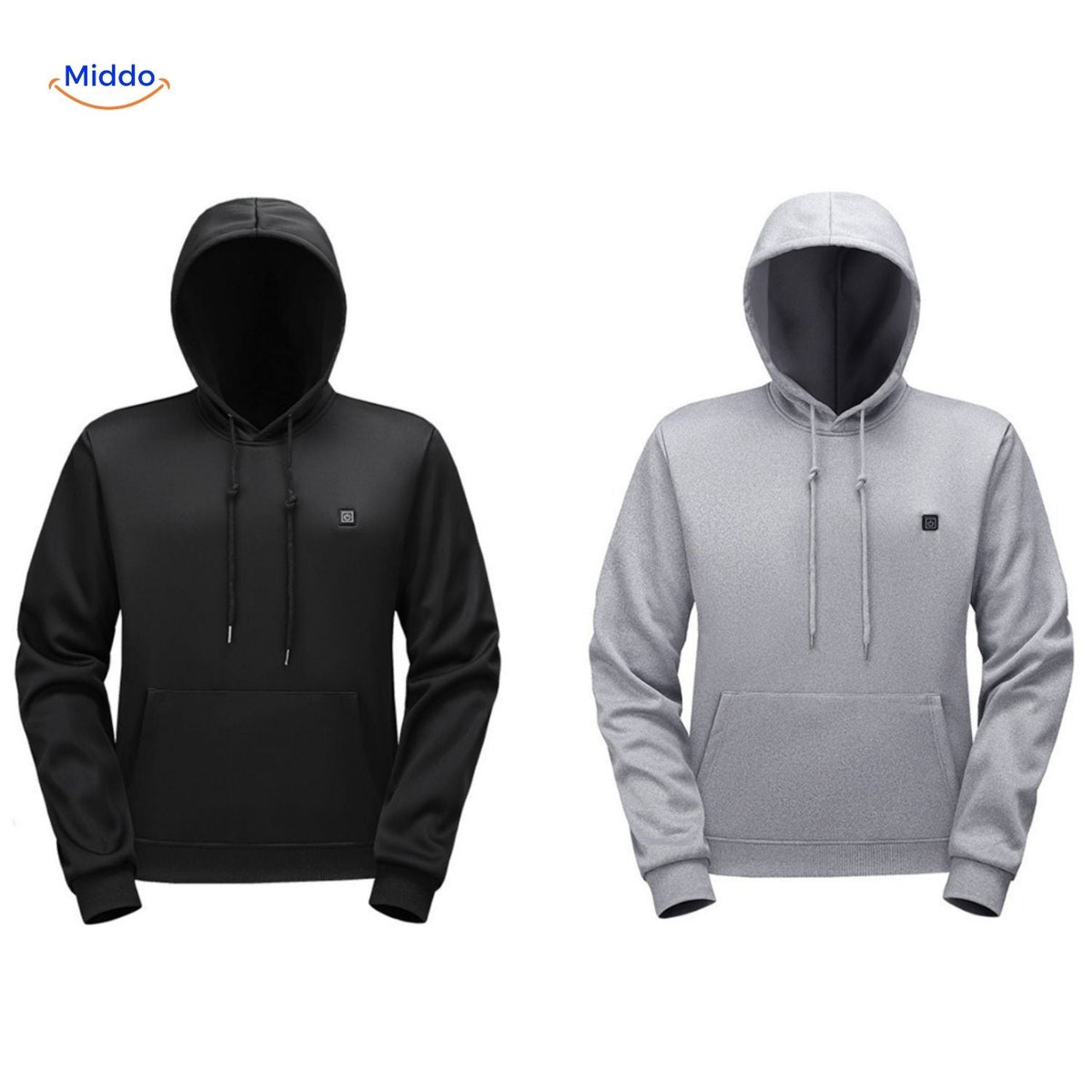 USB Heated Hoodie – Adjustable Warmth Control, Machine Washable, Soft Fleece Pullover for Cold Weather | Thomler