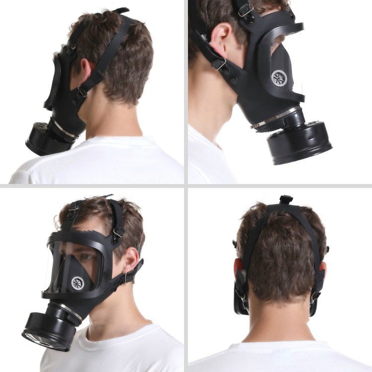 Full-Face Respirator with Built-In Hydration System & Audio Port for CBRN Protection | Thomler