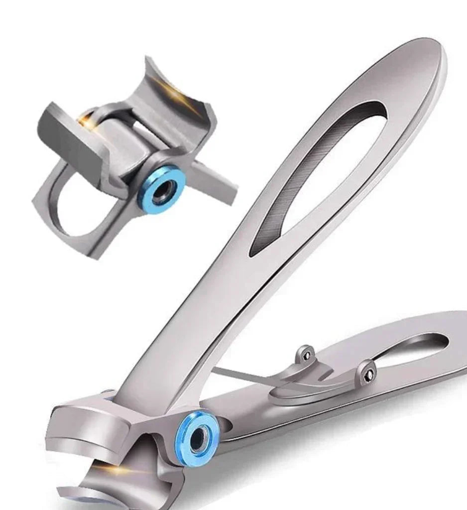 Professional Toenail Clipper for Challenging Nails – Stainless Steel Trimmer with Wide Jaw Opening & Non-Slip Grip for Seniors & Adults | Thomler