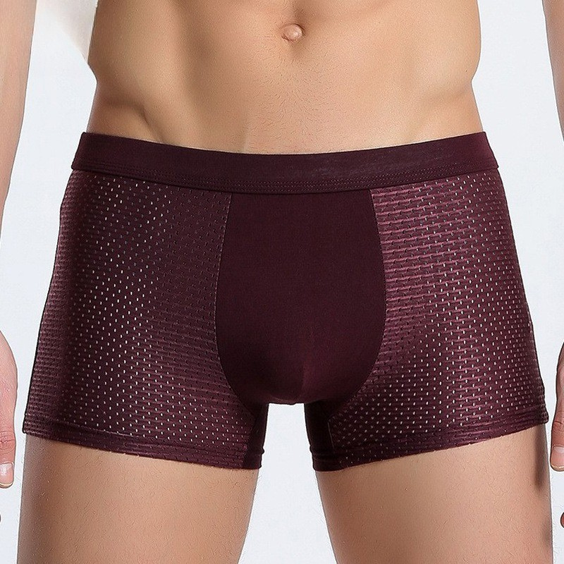 Men's Bamboo Boxer Briefs 4-Pack – Breathable, Stretch-Fit Underwear for All-Day Comfort | Thomler