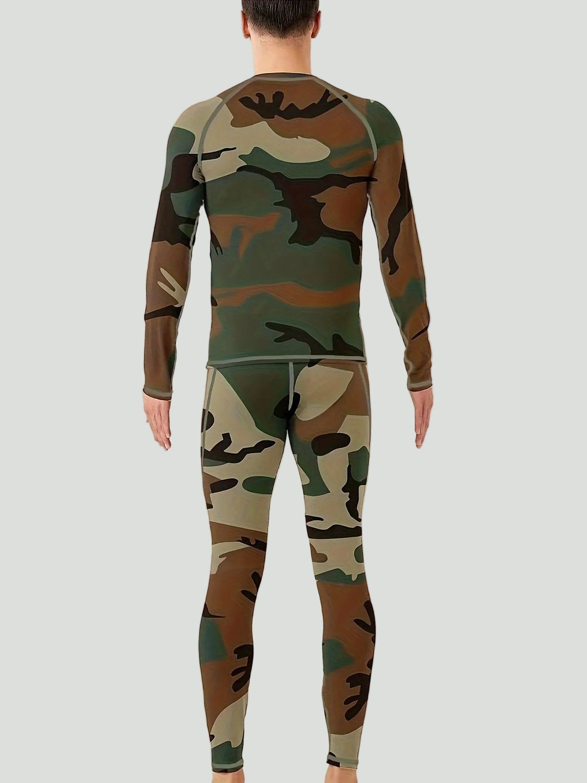 Men's Thermal Base Layer Set – Fitted Long Sleeve Top & Pants for Cold Weather | Thomler