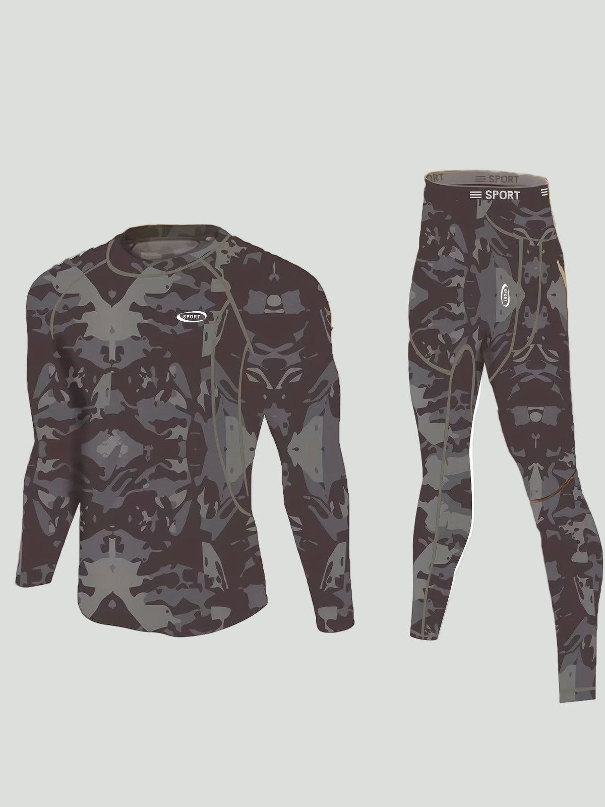 Men's Thermal Base Layer Set – Fitted Long Sleeve Top & Pants for Cold Weather | Thomler