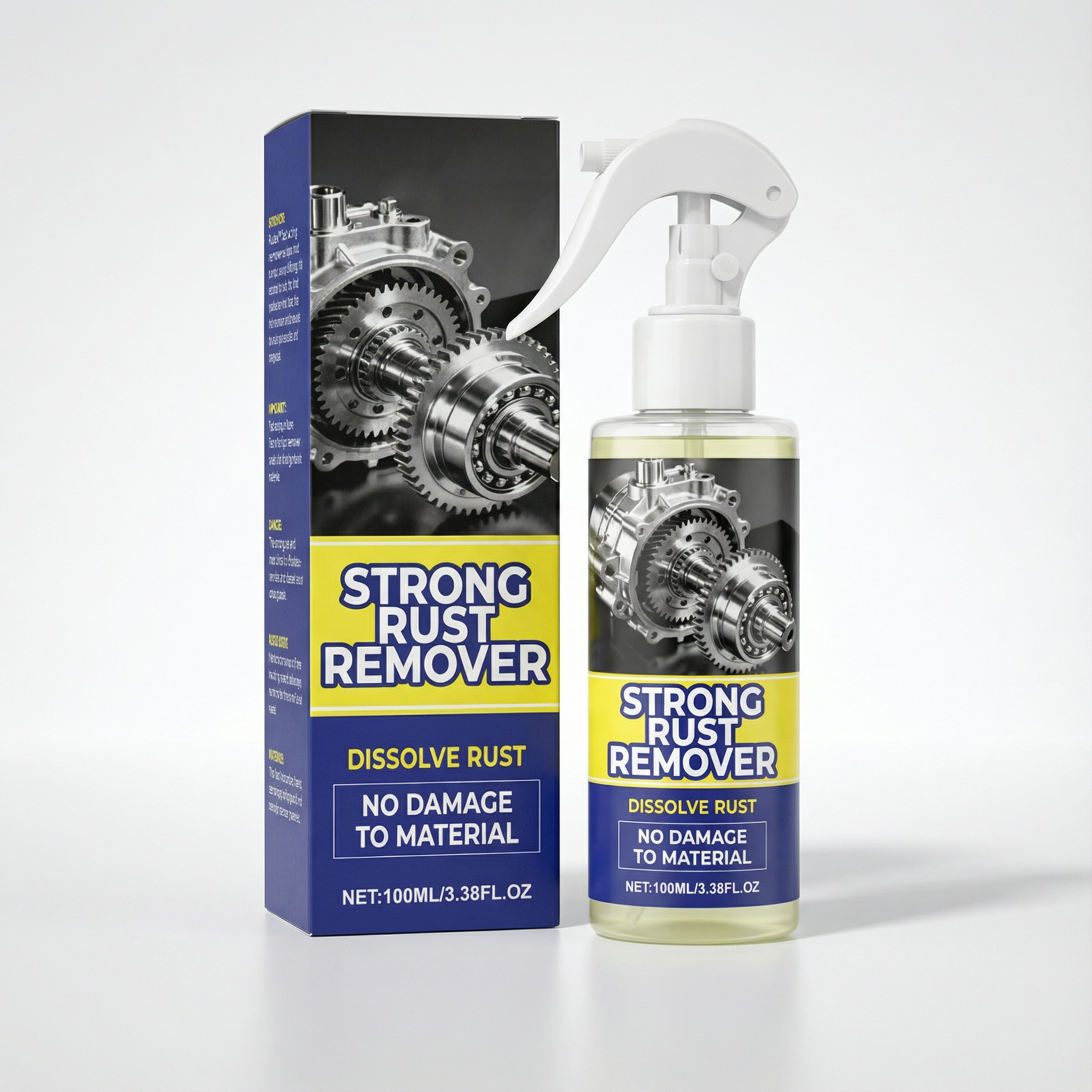 Corrosion Dissolver Spray for Metal Tools and Equipment – Iron Steel Chrome Oxidation Treatment – Works in Minutes for Workshop Garage Garde | Thomler