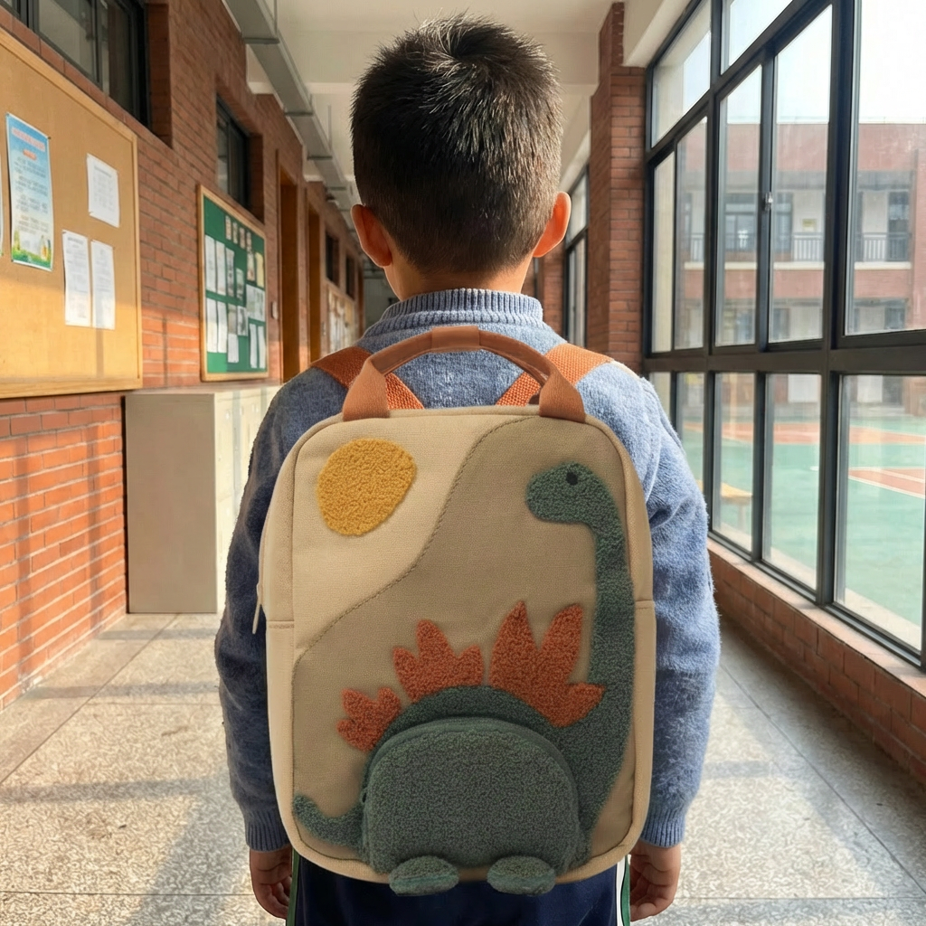 Kids School Backpack with Multiple Pockets & Adjustable Straps for Daily Use, Outings & Playtime | Thomler