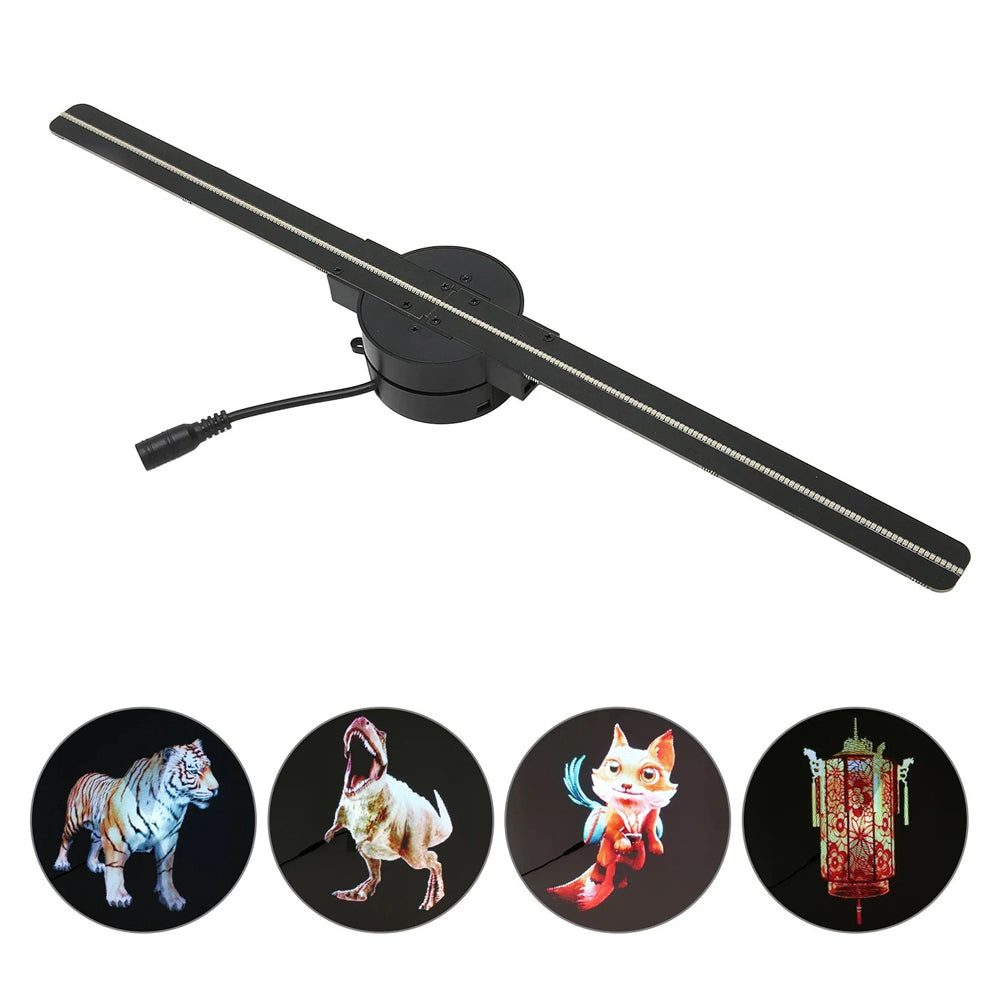 3D Holographic Fan Display – App-Controlled Floating LED Projector for Retail, Events & Advertising | Thomler