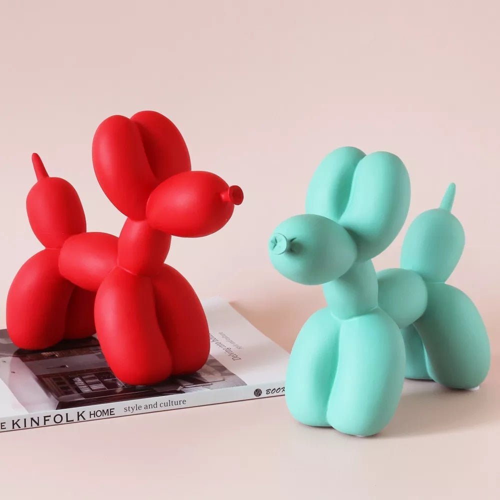 Decorative Sculpture Resin 21.5 cm Balloon Dog Modern Living Room Office Abstract Ornament Gift | Thomler