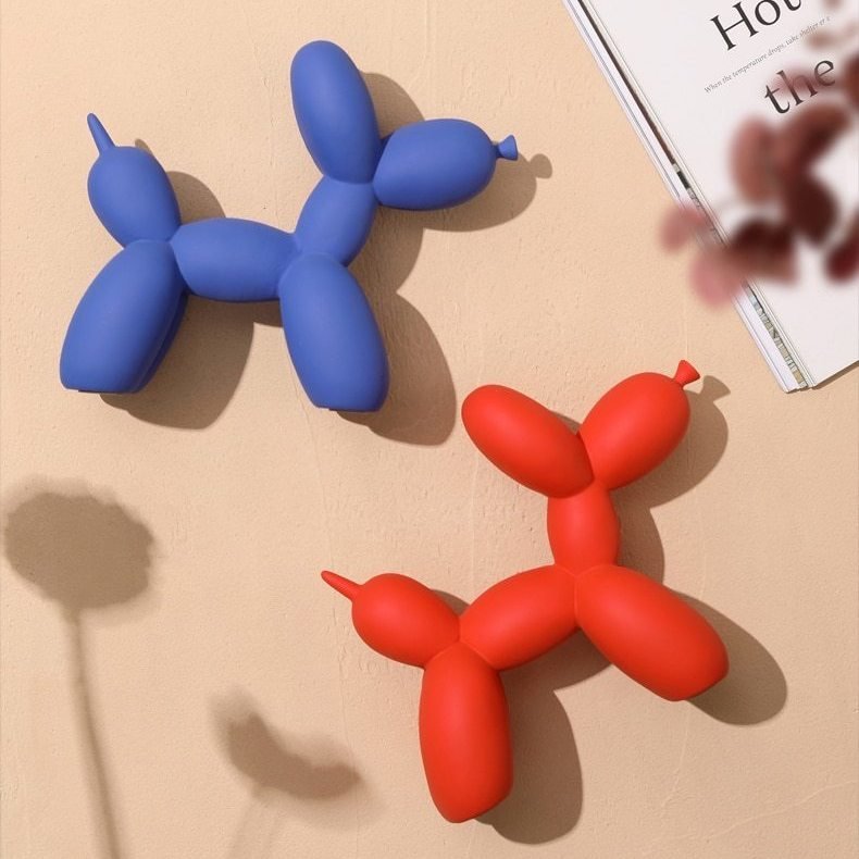 Decorative Sculpture Resin 21.5 cm Balloon Dog Modern Living Room Office Abstract Ornament Gift | Thomler
