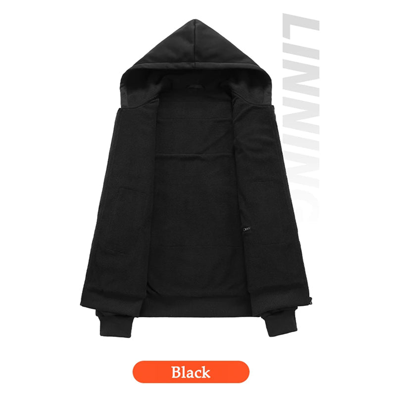 Electric Heated Hoodie with 17 Heating Zones & Dual Temperature Controls for Winter Warmth | Thomler