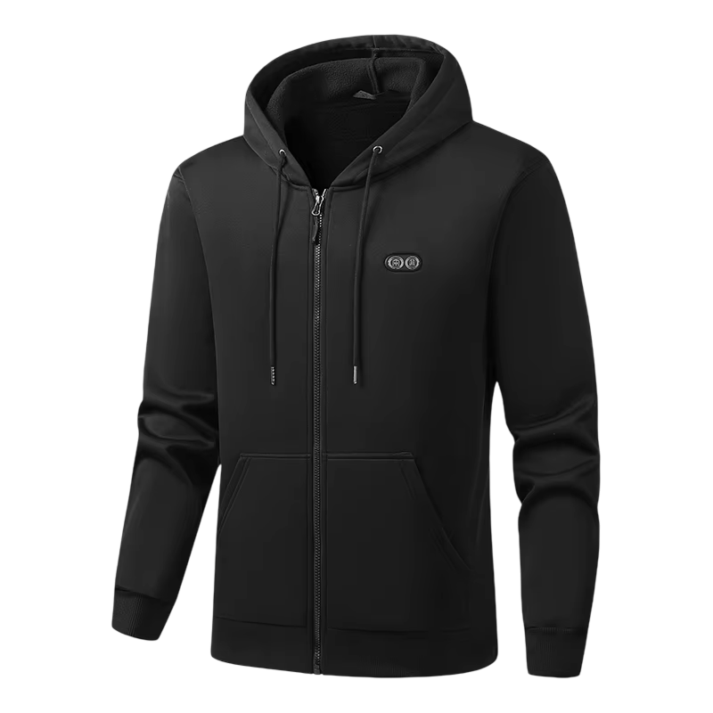 Electric Heated Hoodie with 17 Heating Zones & Dual Temperature Controls for Winter Warmth | Thomler
