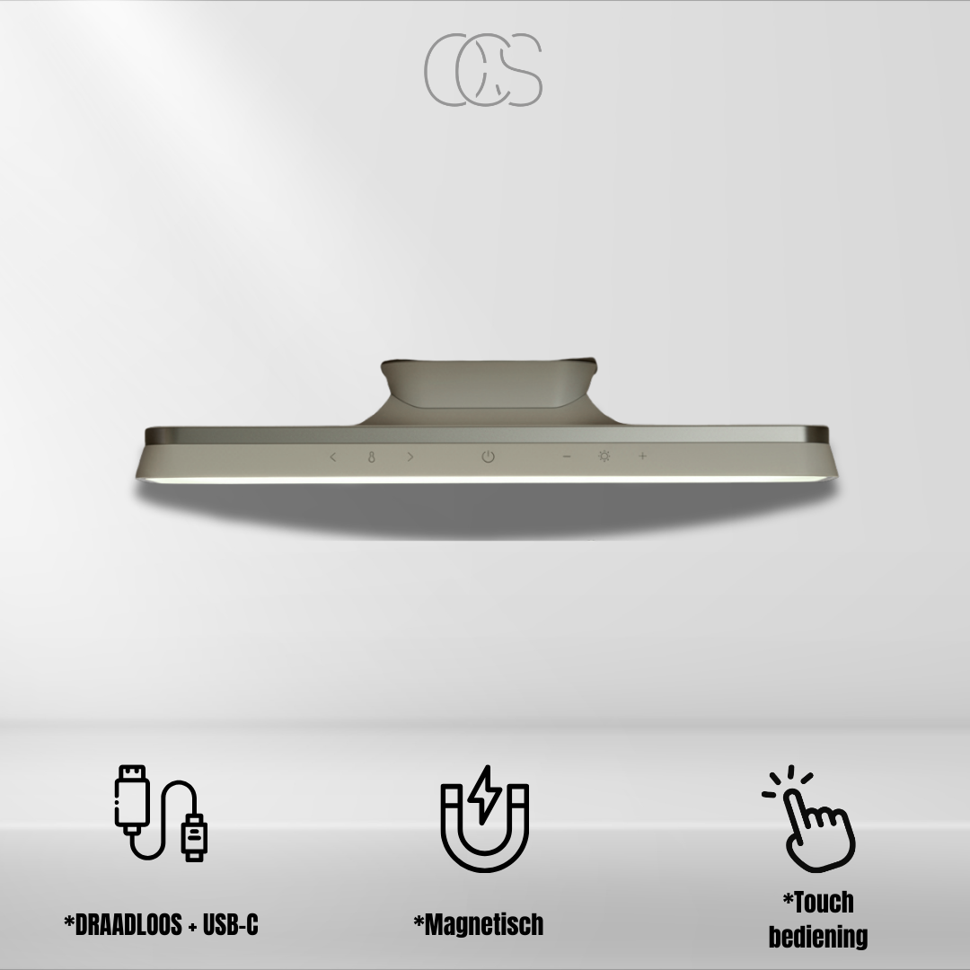 Rechargeable Magnetic LED Light Bar – Wireless Under Cabinet Lighting for Kitchen, Closet, Hallway & Bedroom – Touch Control Dimmable | Thomler