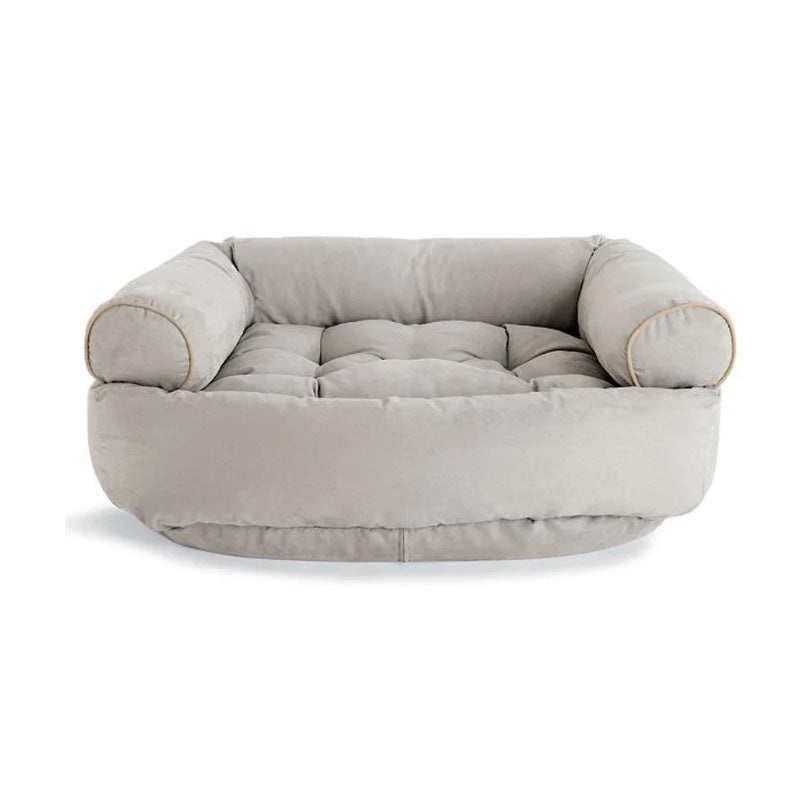 Orthopedic Dog Sofa Bed with Extra Cushioning for Joint Support & Anxiety Relief | Raised Bolster Pet Couch for Small Medium Large Dogs | Thomler