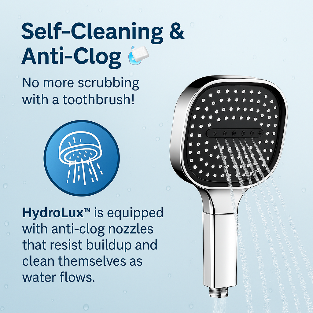Shower Head with Built-In Water Filter & Adjustable Multi-Spray Modes for Softer Skin & Hair Care | Thomler
