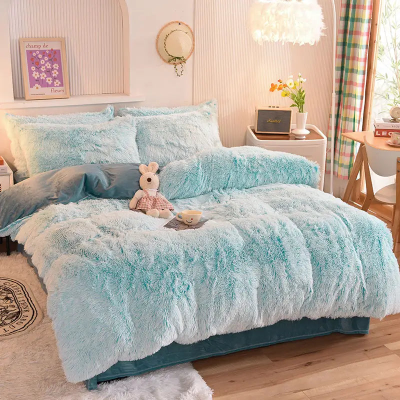 Ultra-Soft Sherpa Fleece Comforter Set – Plush Cloud-Like Warmth for Winter Nights | Thomler