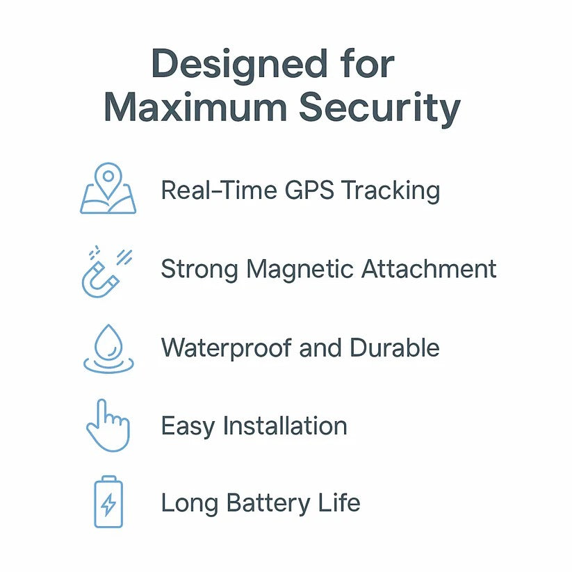 Portable Location Device with Magnetic Mount for Vehicles, Pets & Valuables – Real-Time 4G Tracking, 30-Day Battery Life, IP67 | Thomler