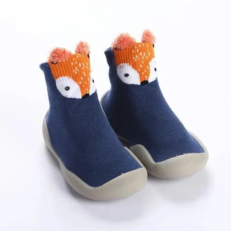 Toddler Grippy Slipper Socks with Anti-Slip Soles & Animal Prints for Boys & Girls Infants & Toddlers Indoor Home Wear | Thomler
