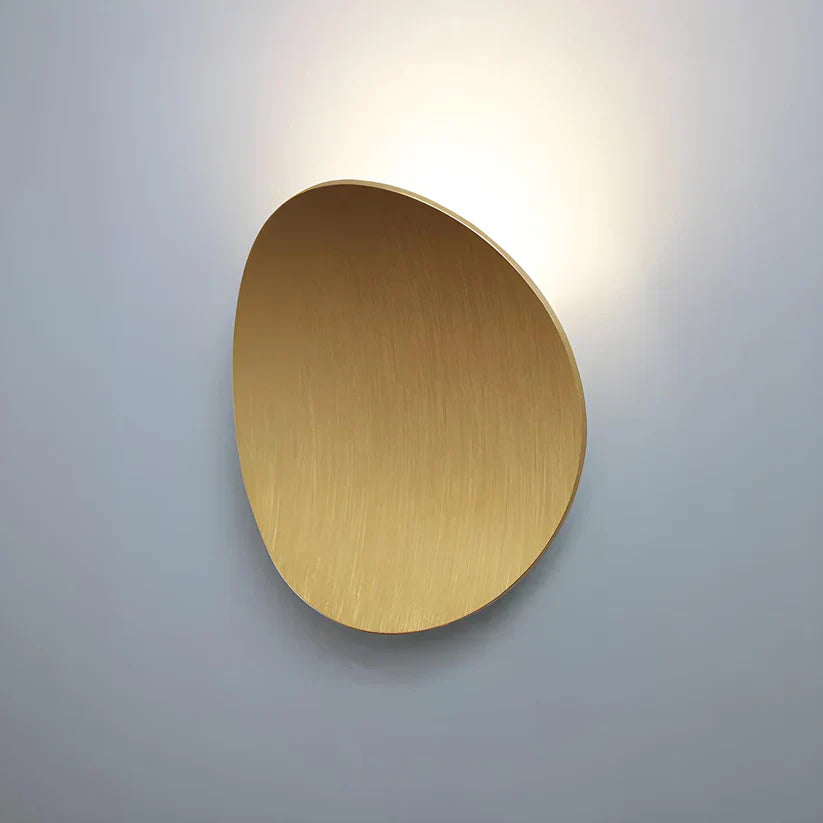 Wall Lamp Aluminium 7W LED Black Modern Bedroom Hallway Indirect Accent Lighting Disc Sconce | Thomler
