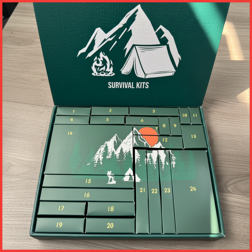24-Day Adventure Tool Countdown Calendar for Hikers & Campers | Thomler