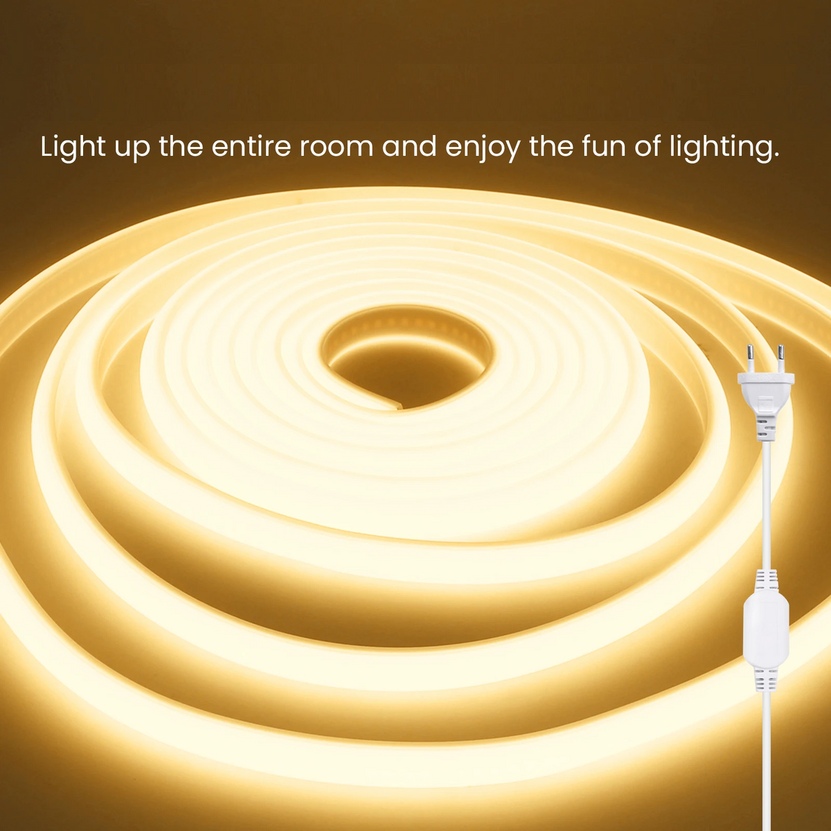Bendable LED Strip Light Bar with Smooth Neon Glow – Warm or Neutral White | Thomler