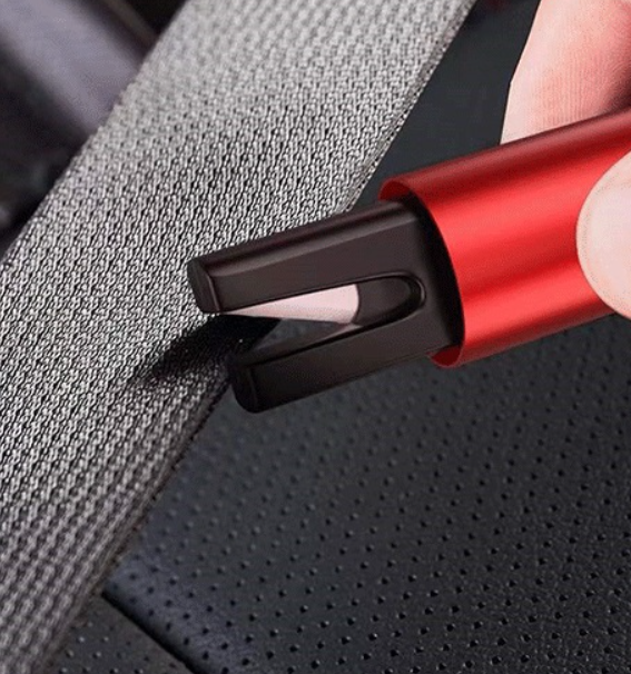 Vehicle Safety Rescue Device with Window Breaker & Strap Cutter for Auto Emergencies 2-Pack Metal | Thomler