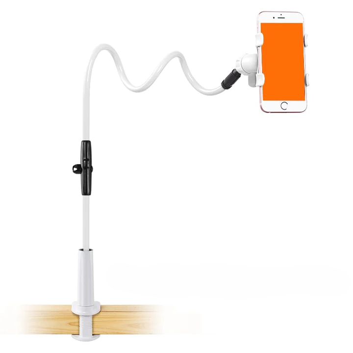 Adjustable Phone Stand for Desk ABS Desktop Mount Hands-Free Viewing Universal Smartphone Cradle for Home Office Work & Streaming | Thomler