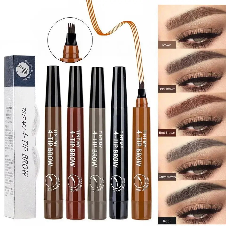 Precision Tip Brow Pencil Long-Lasting Waterproof Makeup for Natural Fuller Arches Microblading Effect | Thomler