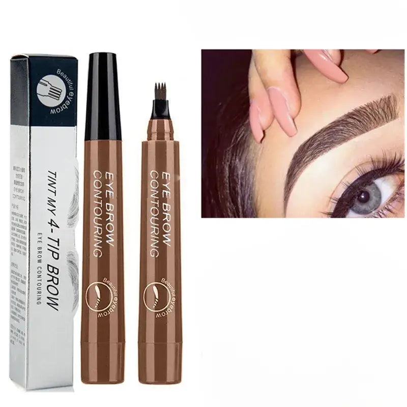Precision Tip Brow Pencil Long-Lasting Waterproof Makeup for Natural Fuller Arches Microblading Effect | Thomler