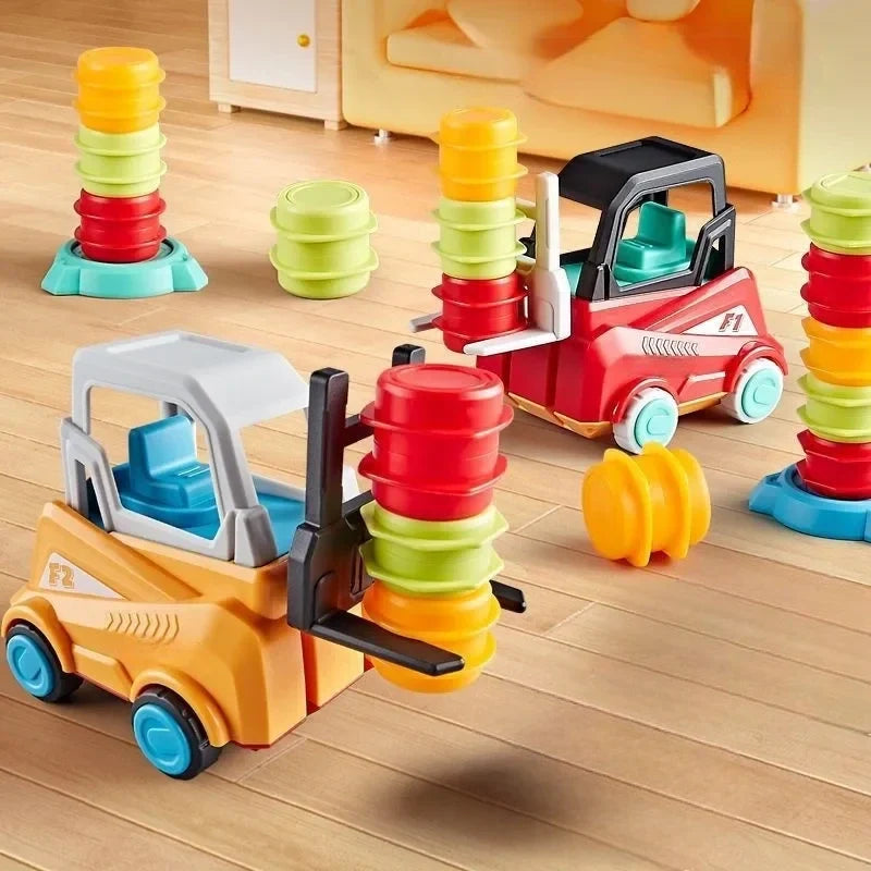 Wooden Balancing Crane Stacking Game for Kids, Tabletop Skill Building Toy with Lift & Stack Blocks, Educational Focus & Coordination Activi | Thomler